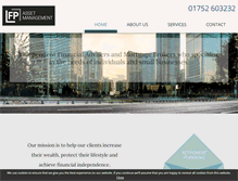 Tablet Screenshot of lfpassetmanagement.com